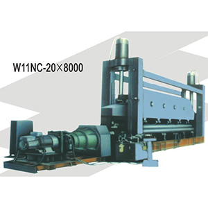 W11NC對(duì)稱上調(diào)式三輥船用卷板機(jī)